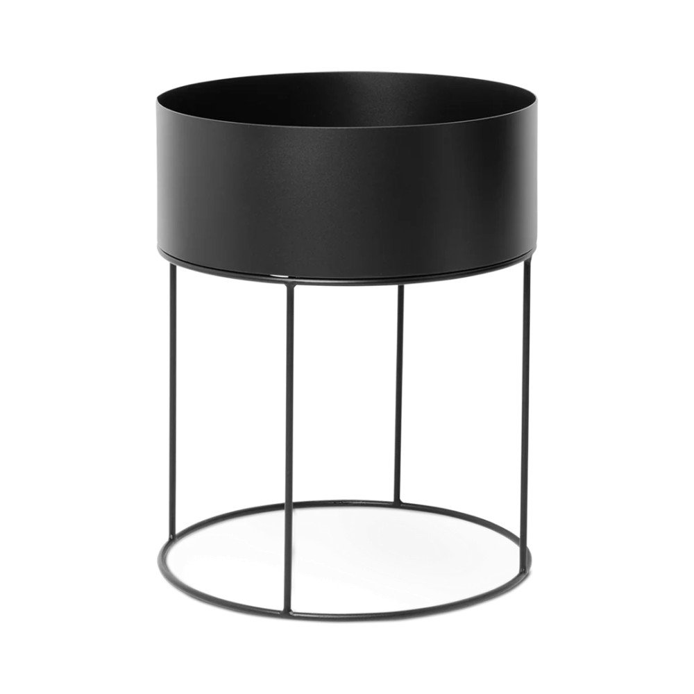 Plant Box Black, Jardinière / Table d'appoint, Ferm Living Plant Box Black, Jardinière / Table d'appoint, Ferm Living
