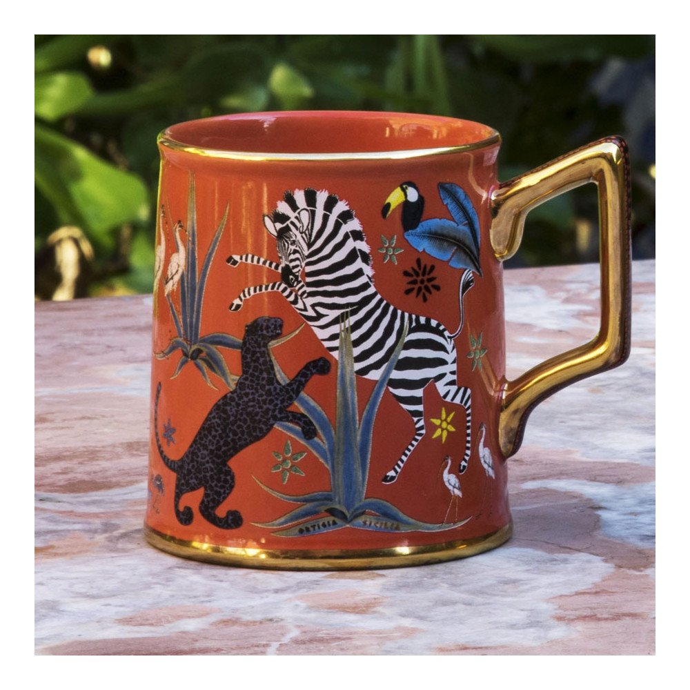 Tazza Ceramic Corallo, Mug, Ortigia Tazza Ceramic Corallo, Mug, Ortigia