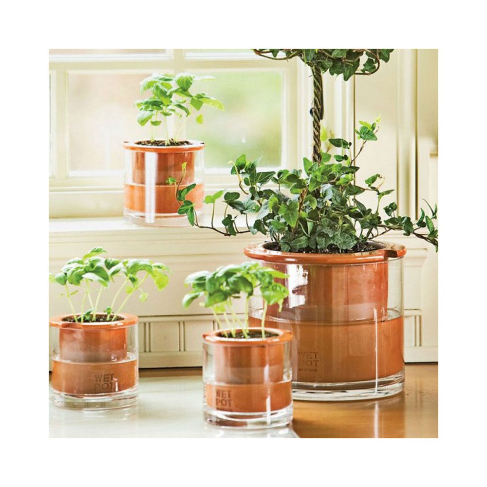 Wet Pot Taille S, 15cm, Cache-pot à réserve d'eau, Wet Pot Systems Wet Pot Taille S, 15cm, Cache-pot à réserve d'eau, Wet Pot Systems