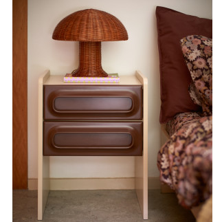 Bedside table with drawers, HK Living