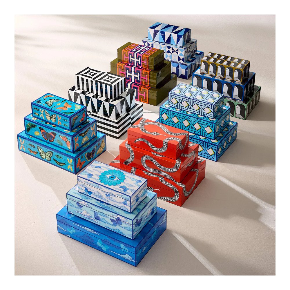 Botanist Small, Boite Laquée, Jonathan Adler Botanist Small, Boite Laquée, Jonathan Adler