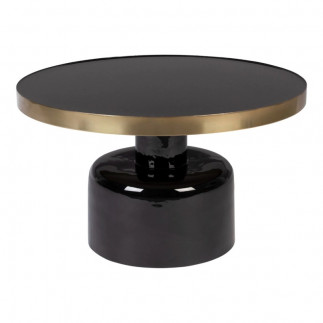 Table basse Glam, Noir, Zuiver