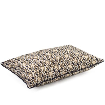 Azteca Réglisse, Coussin, Elitis, 30cmx45cm