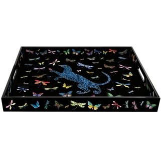 Dragonflies Grandissimo Tray, Plateau Ortigia, 45 cm x 60 cm