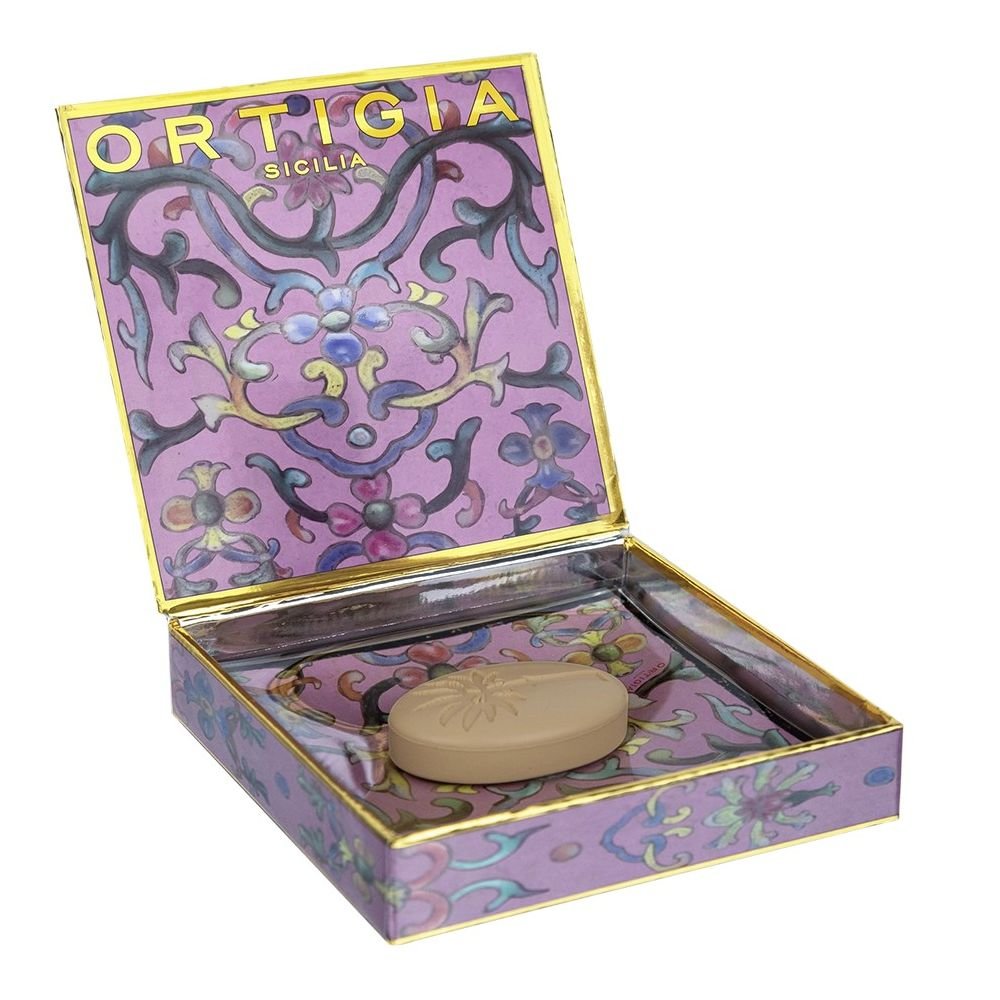 Aragona, Coffret Assiette en Verre & Savon, Ortigia Aragona, Coffret Assiette en Verre & Savon, Ortigia