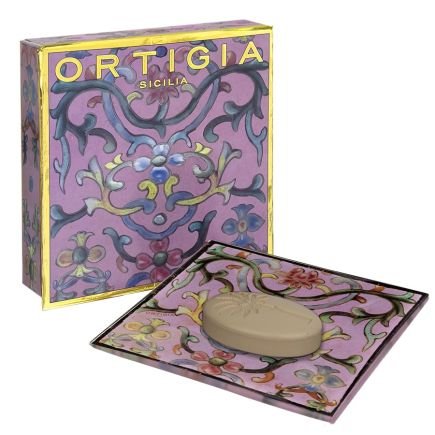 Aragona, Coffret Assiette en Verre & Savon, Ortigia