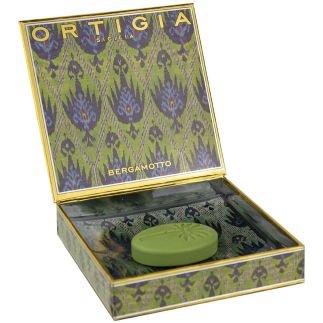 Bergamotto, Coffret Assiette en Verre & Savon, Ortigia