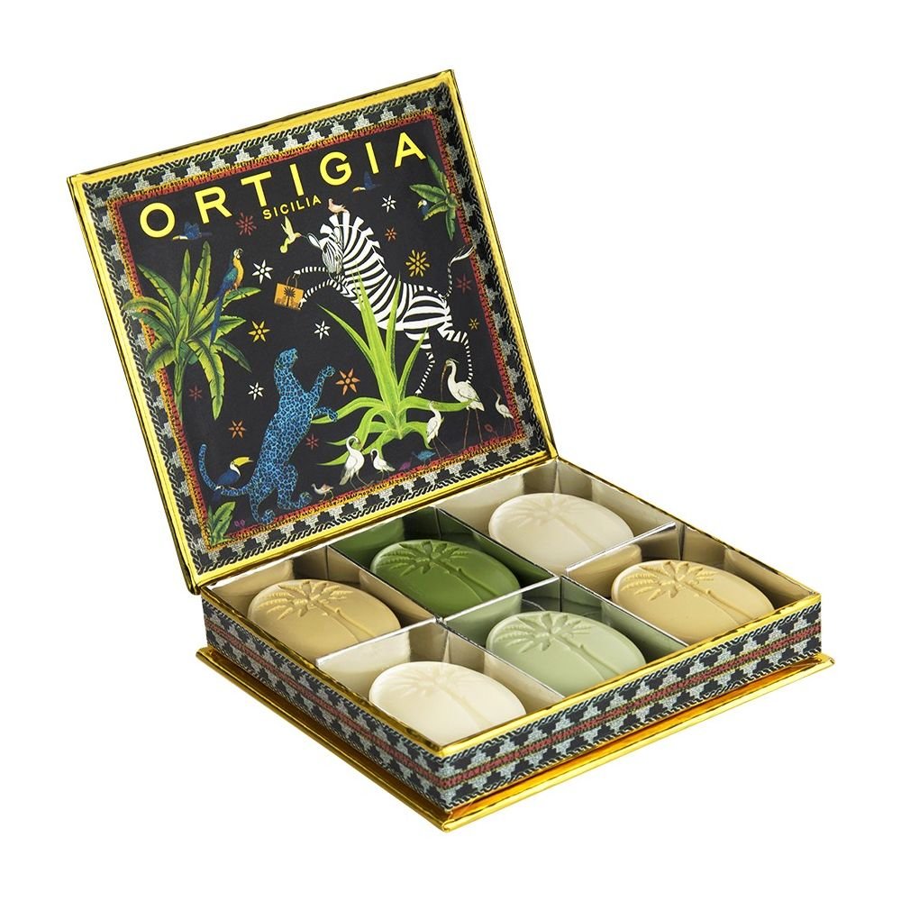 Jungle, Coffret de Six Savons, Ortigia Jungle, Coffret de Six Savons, Ortigia
