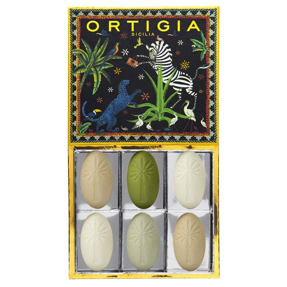 Jungle, Coffret de Six Savons, Ortigia Jungle, Coffret de Six Savons, Ortigia