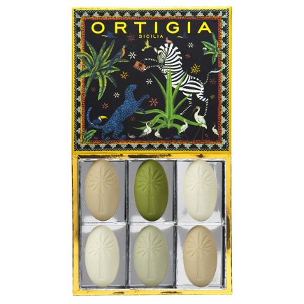 Jungle, Coffret de Six Savons, Ortigia