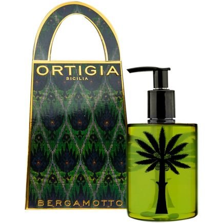 Bergamotto, Savon Liquide 300 ml (avec coffret décoré), Ortigia