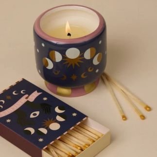 A dopo  Moon Phases, Jasmin & Rose, Bougie parfumée, Paddywax