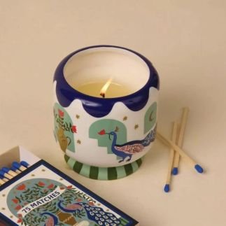 A dopo  Misted Lime, Peacock, Bougie parfumée, Paddywax