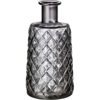 Grey Glass, Vase, Bloomingvillr