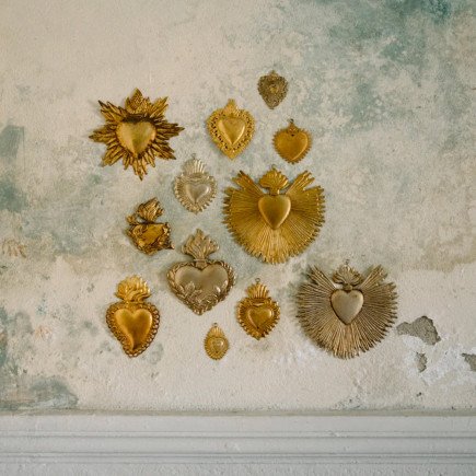 Ex-voto Coeur Rayon Jungle Or, Boncoe
