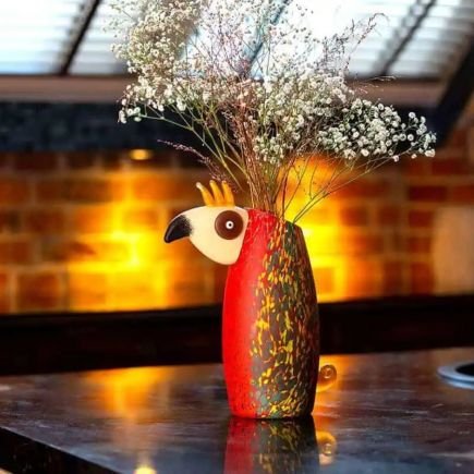 Loro Rouge, Vase, Borowski