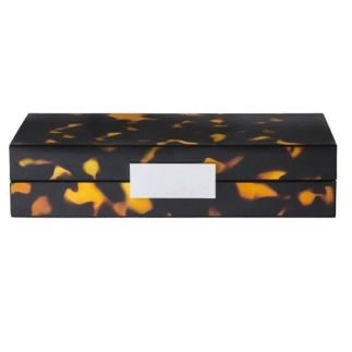Tortoiseshell Silver Small, Boite Laqué, Addison Ross