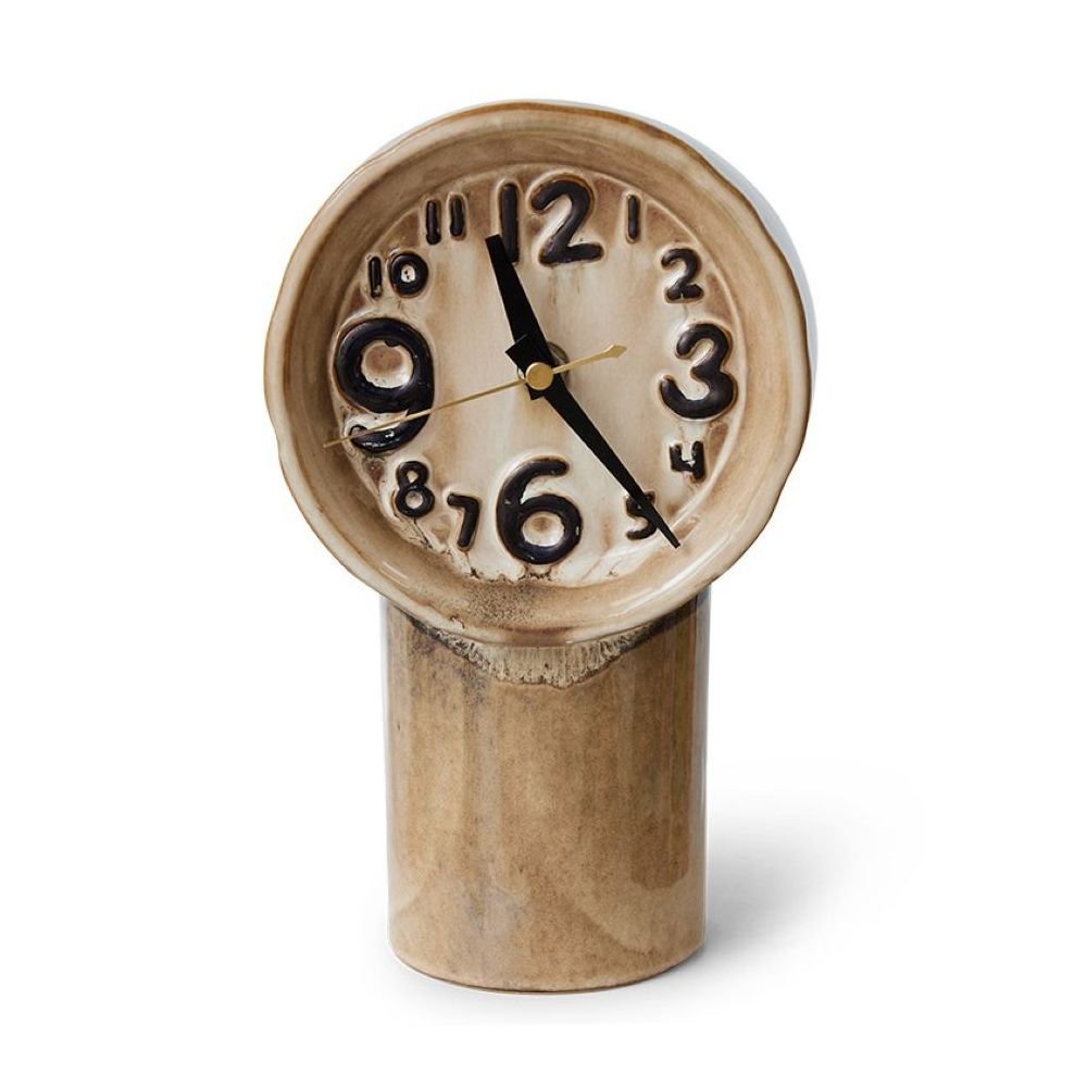 Retro Ceramic, Cream, Horloge, HK Living