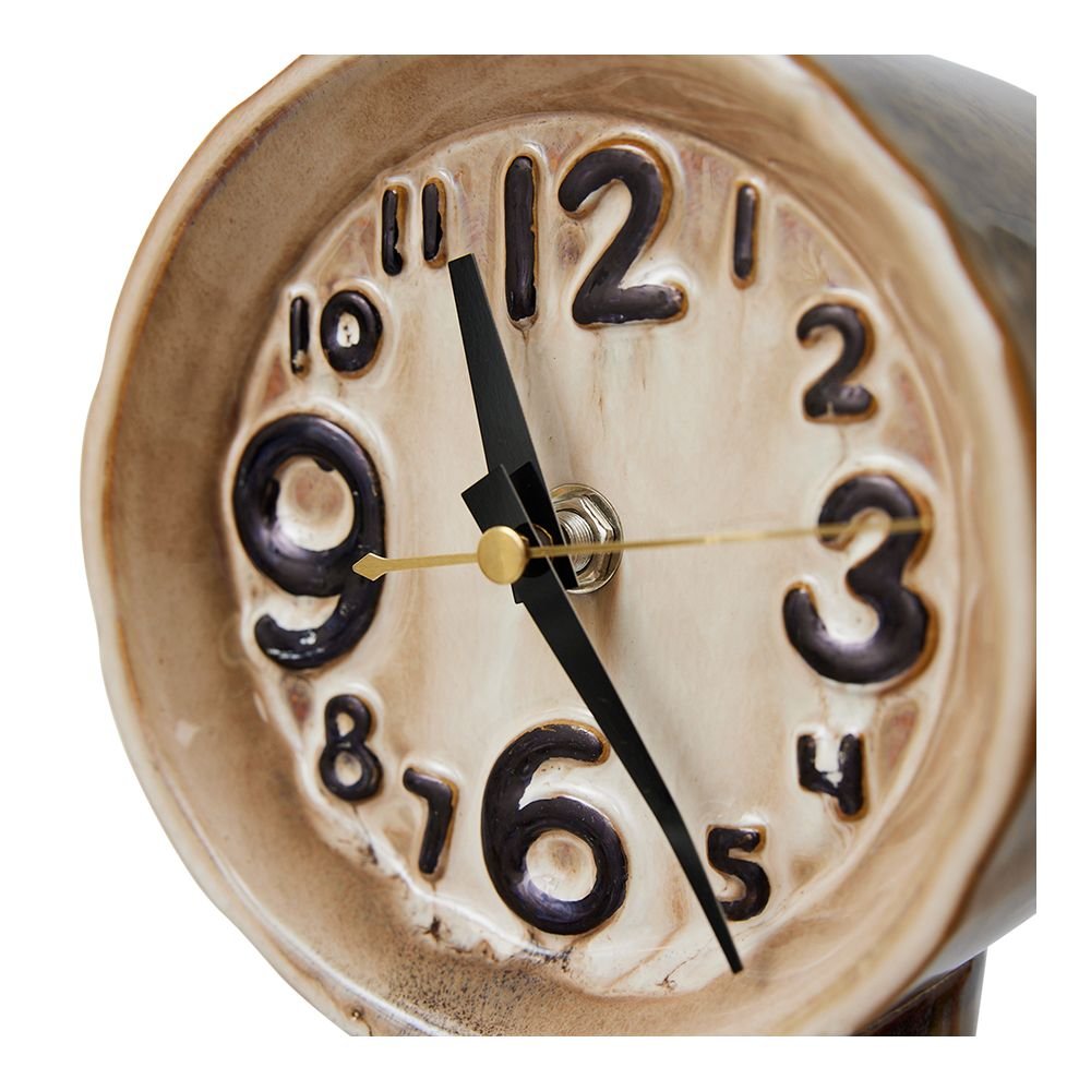 Retro Ceramic, Cream, Horloge, HK Living