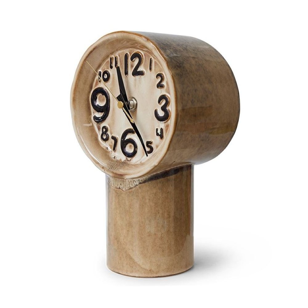 Retro Ceramic, Cream, Horloge, HK Living