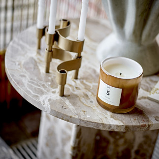 Jasmia, Brown Marble Side Table, Bloomingville