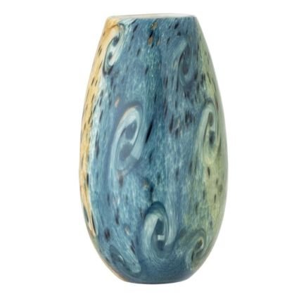 Kalian en Verre Bleu, Vase, Bloomingville