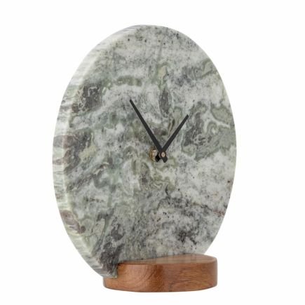 Joakim Horloge de table, Gris, Marbre