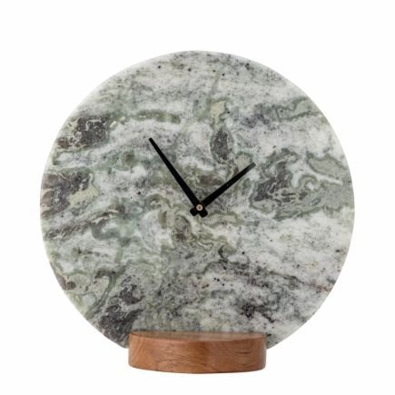 Joakim Horloge de table, Gris, Marbre