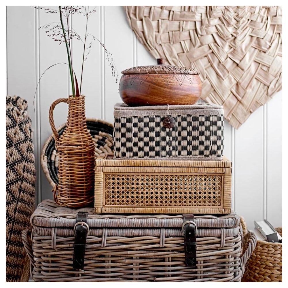 Lally, Set de 2 Boites en Rotin, Bloomingville