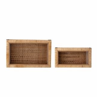 Lally, Set de 2 Boites en Rotin, Bloomingville