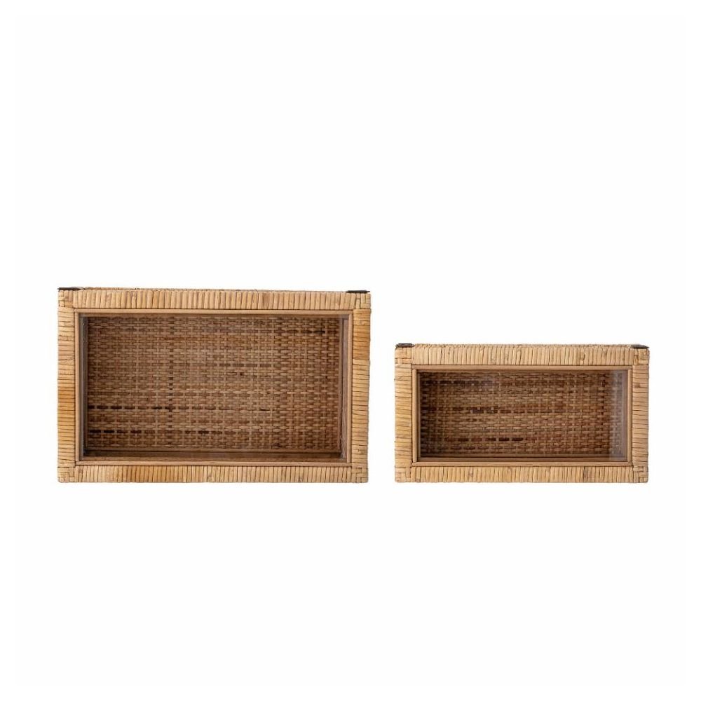 Lally, Set de 2 Boites en Rotin, Bloomingville
