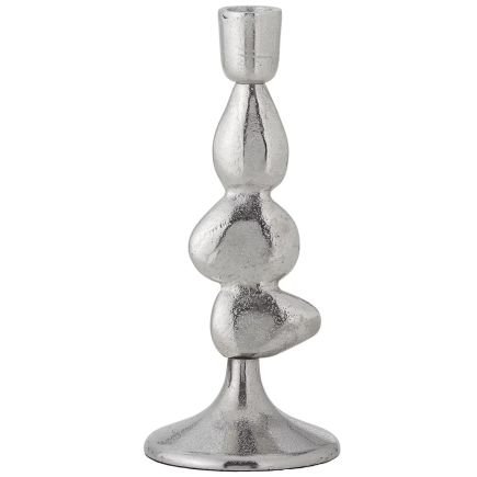 Metina Argent, Bougeoir, Bloomingville