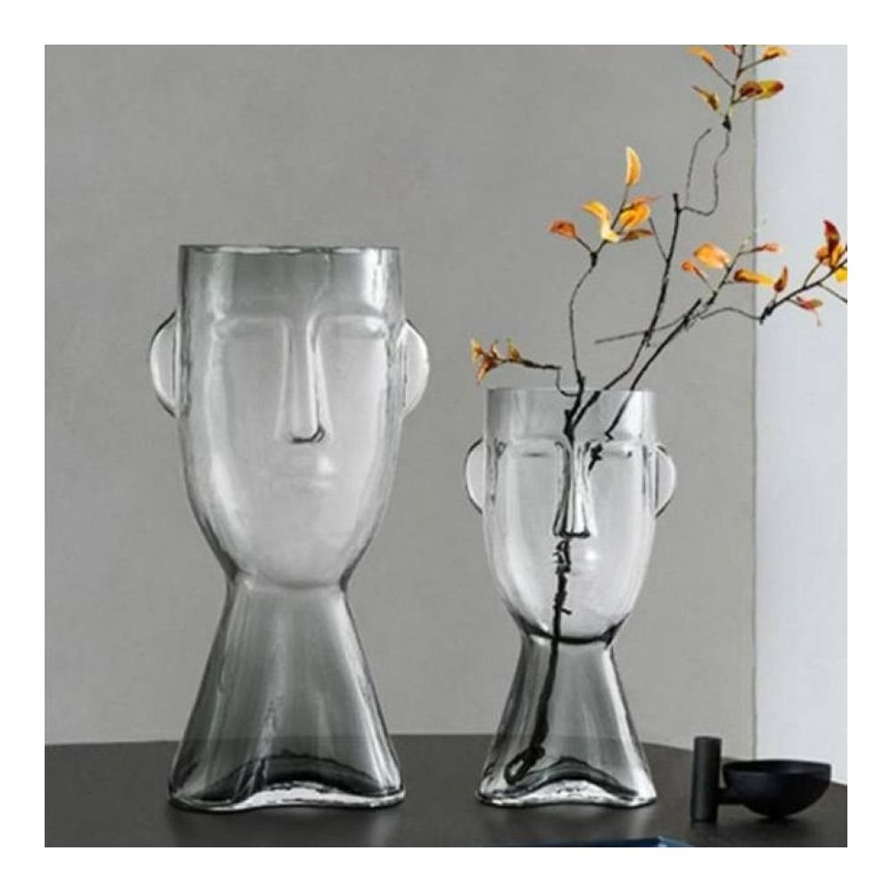 Vase VIsage en verre, Sélectionné par Hippotigre