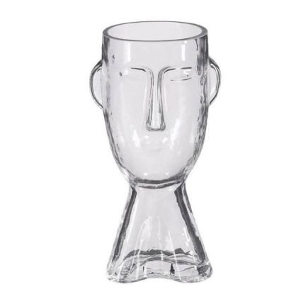 Vase VIsage en verre, Sélectionné par Hippotigre