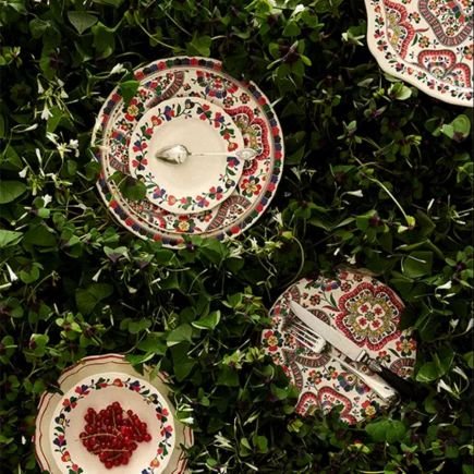 Chance Folle, Plat à gâteaux, Faïencerie de Gien