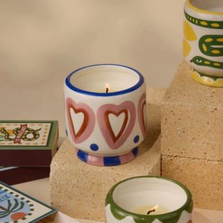 A dopo Hearts, Rosewood Vanilla, Bougie parfumée, Paddywax