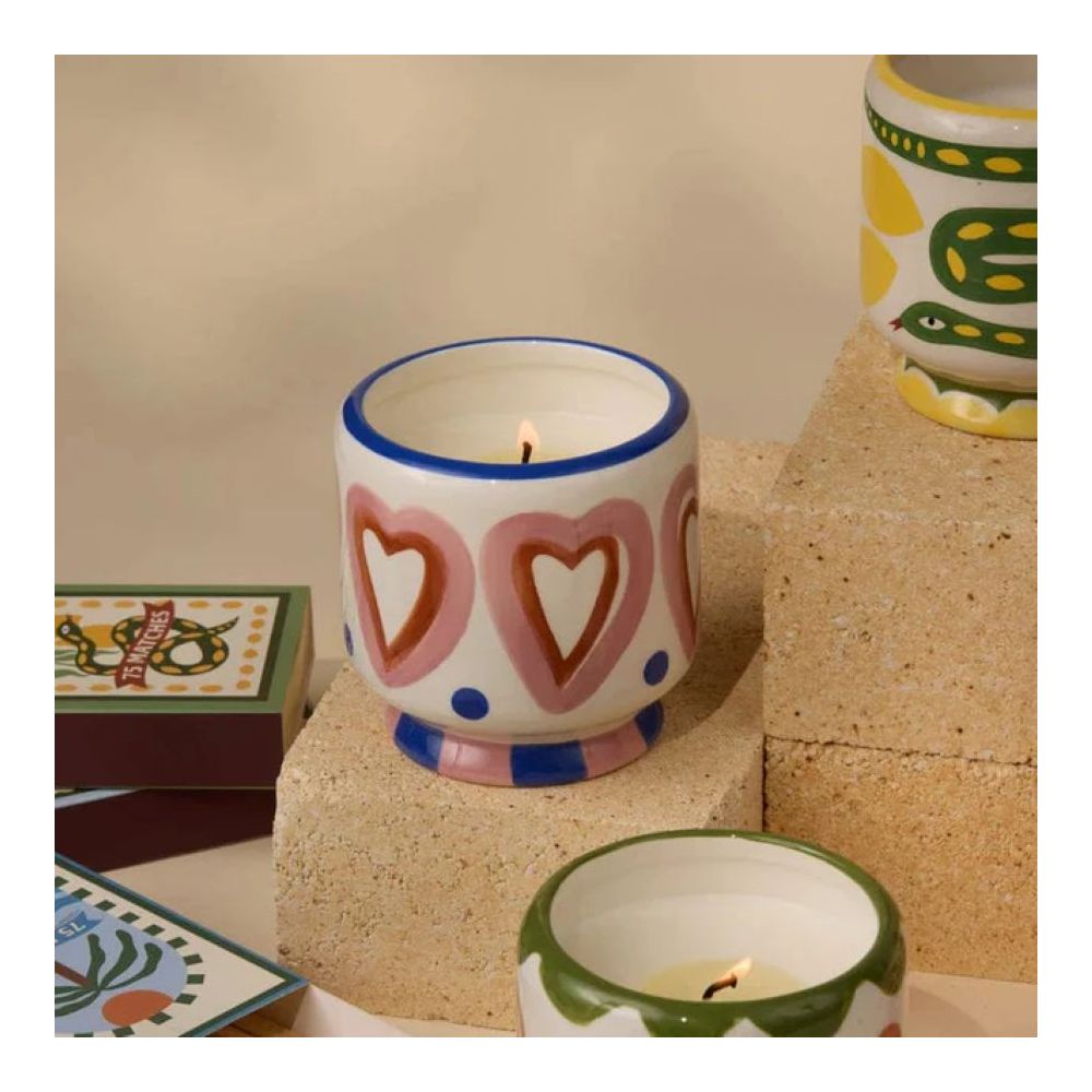 A dopo Heart, Rosewood Vanilla, Bougie parfumée, Paddywax