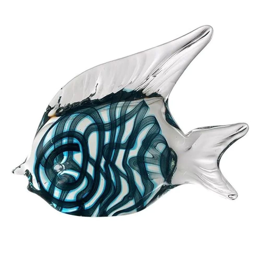 Crazy Fish, presse papier en verre, Sélectionné par Hippotigre