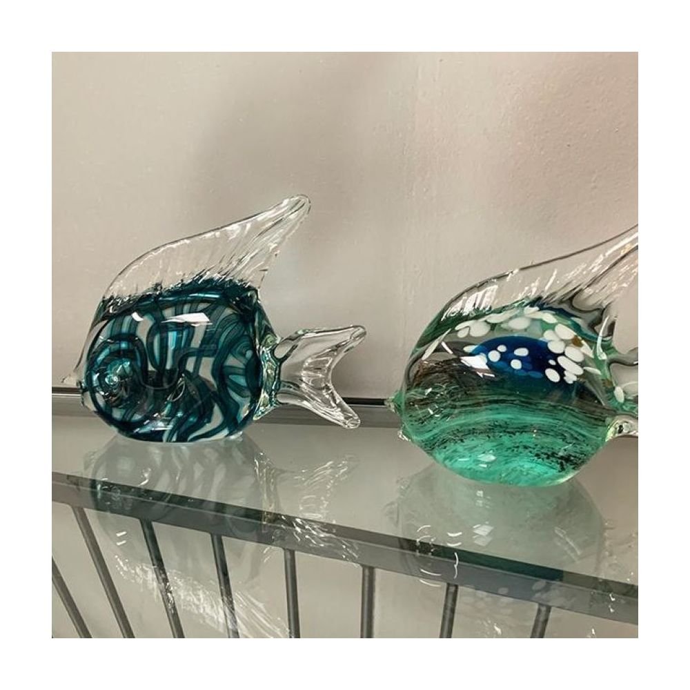 Crazy Fish, presse papier en verre, Sélectionné par Hippotigre