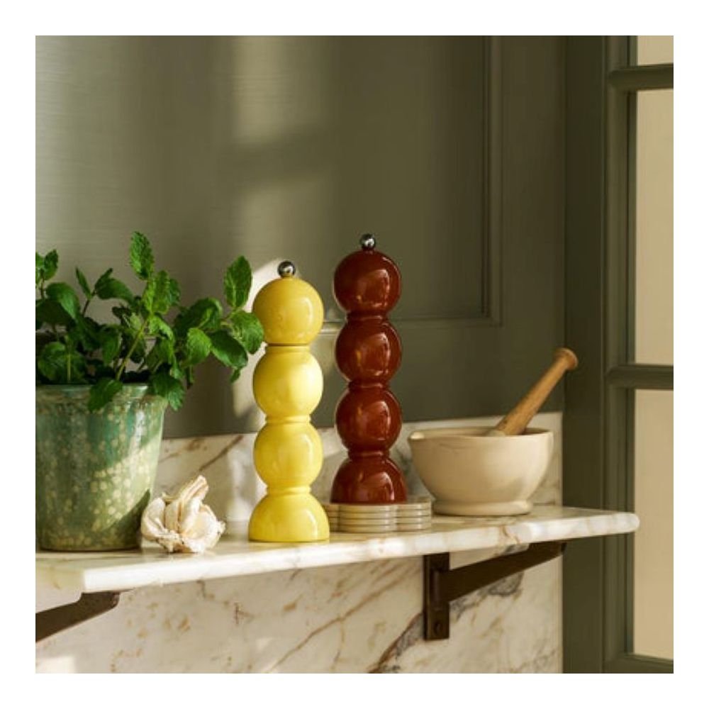 Bobbin Yellow, Moulin à sel et poivre, 24 cm, Addison Ross