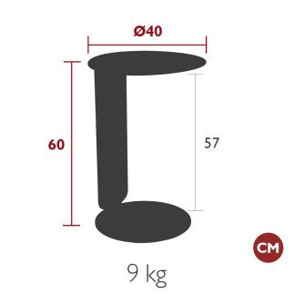 copy of  BEBOP, Table Déportée, Fermob