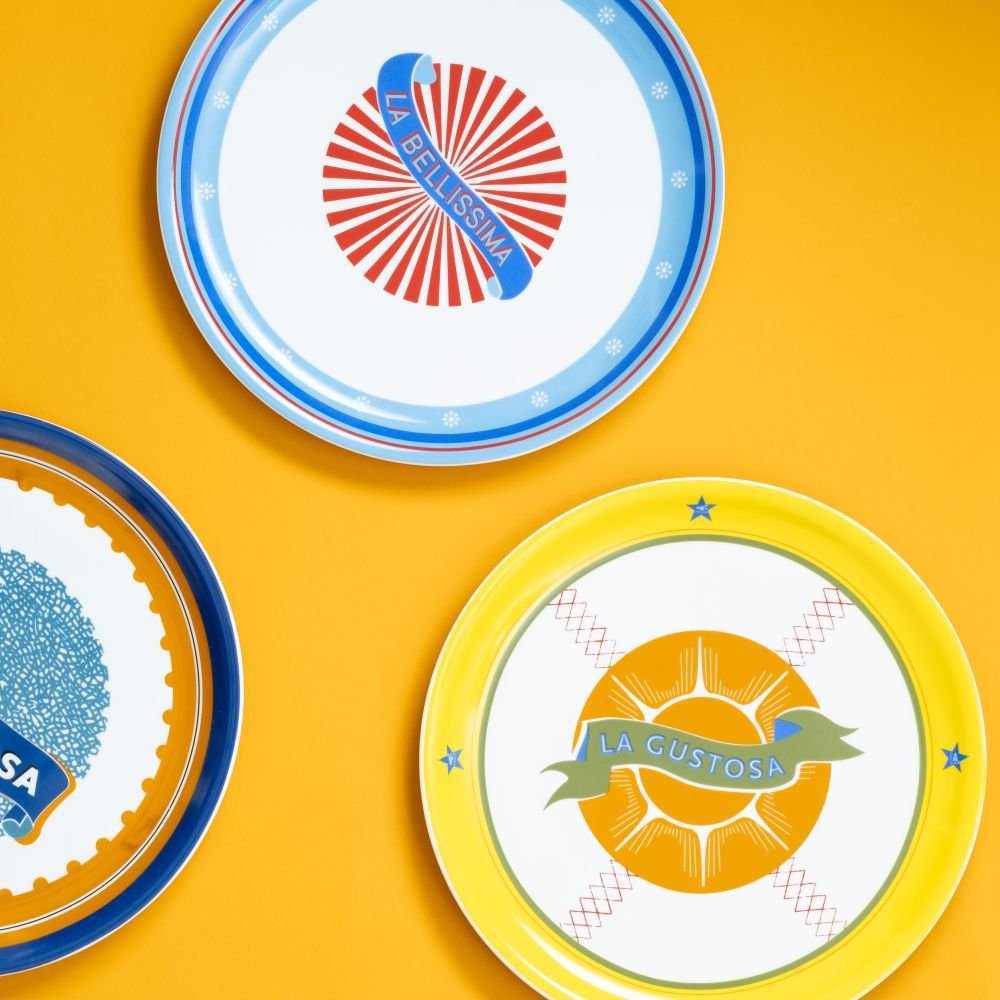 La Bellissima, Assiette à Pizza, Bitossi Home La Bellissima, Assiette à Pizza, Bitossi Home