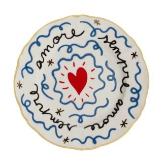 Coeur, Assiette à mignardises,Ø 16,5 cm, Bitossi Home