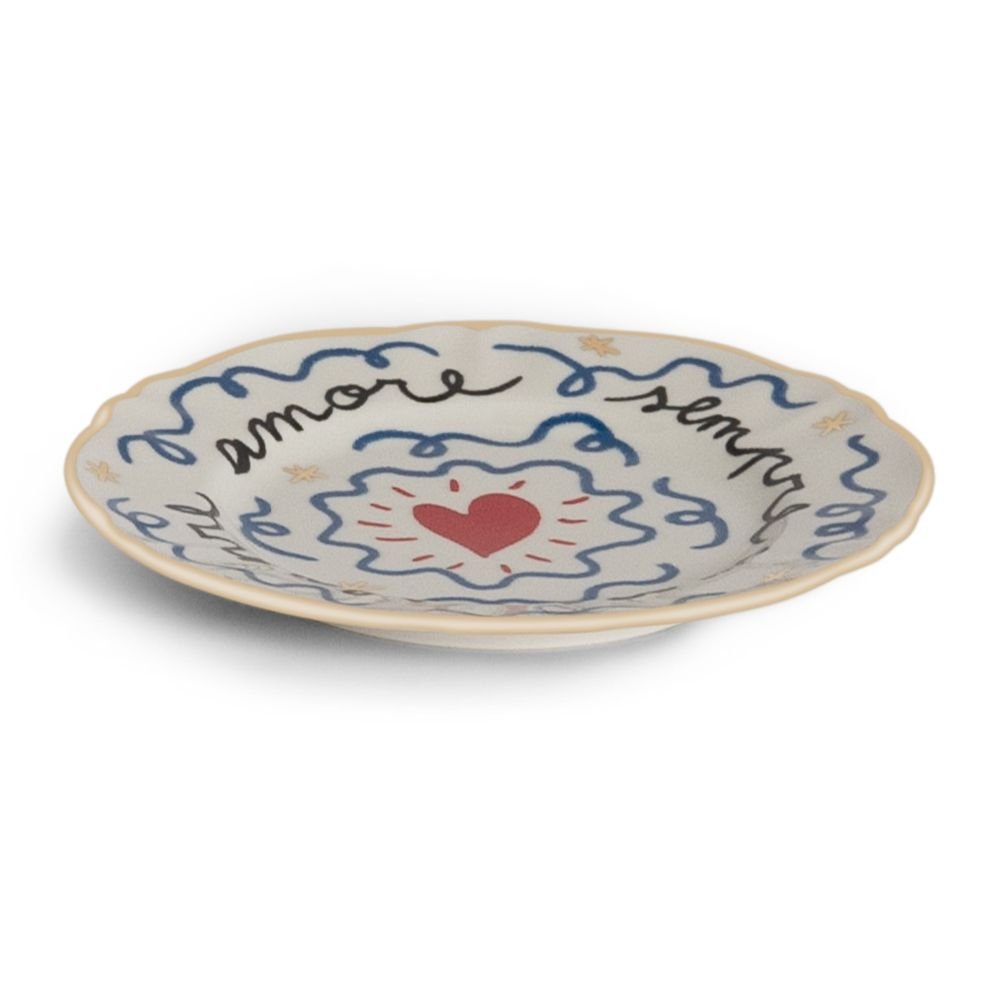 Coeur, Assiette à mignardises,Ø 16,5 cm, Bitossi Home