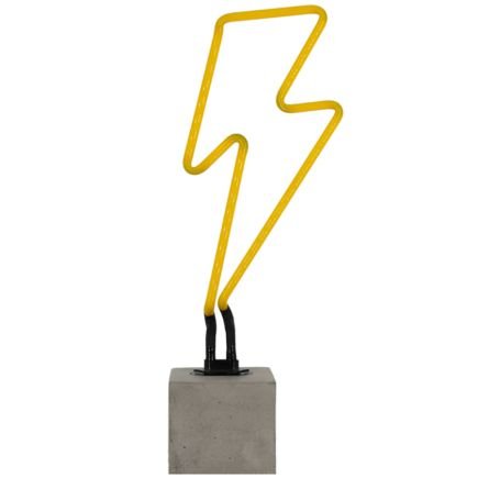 Elclair en néon avec base, Locomocéan