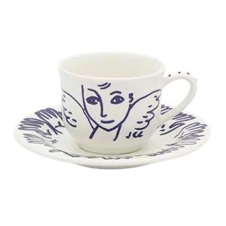 L'Archipel Sentimental, Coffret de 2 tasses & soucoupes à thé, Faïencerie de Gien