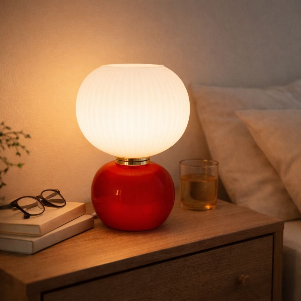 Adonis, Rouge, Lampe à Poser, Opjet Paris