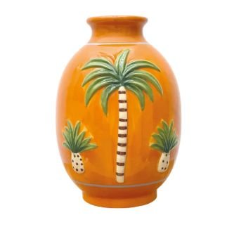 copy of  Vase palmier droit orange L17,3 P12,4 H23,4cm