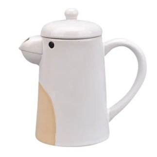 Perroquet blanc, Théière, Opjet Paris