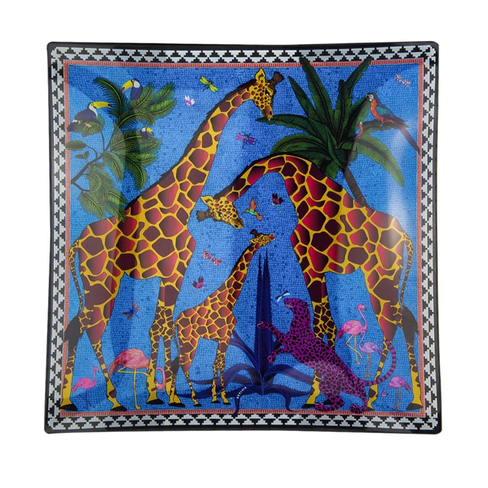 Giraffe Blue, Vide-Poche en Verre, Ortigia